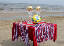 Пляжный футбол на «Новой Волне»